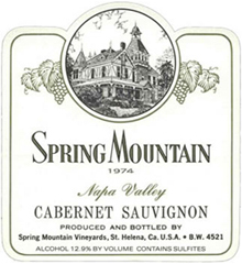 Spring Mountain Vineyard